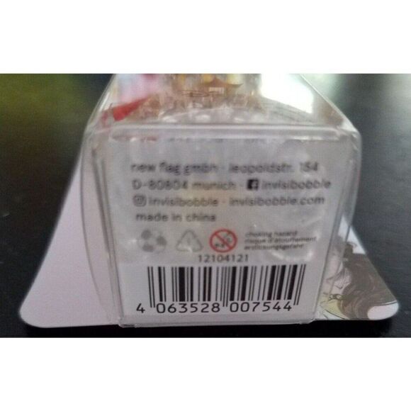 Princess Belle Invisi Bobble Hair Ring Disney Clear & Gold w/Rose Flower Charm - Picture 4 of 5